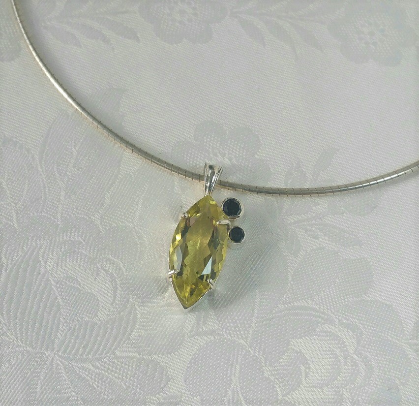 Lemon Quartz & Black Diamond - Image 2