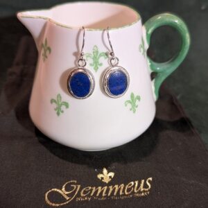 Filigree lapis earrings