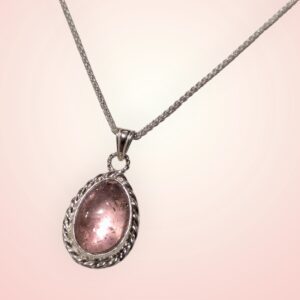Pink Tourmaline Pendant