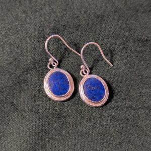 Filigree lapis earrings