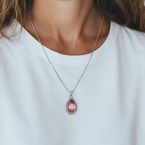 Pink Tourmaline Pendant
